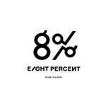 EIGHT PERCENT HAIR SALON logo