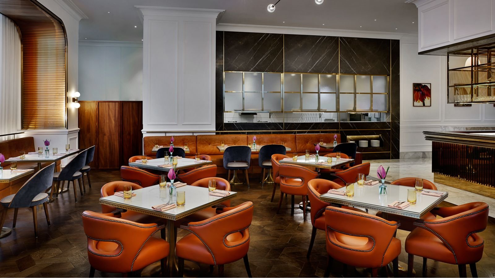 Ambros Bistro dining room at The Ritz-Carlton Amman