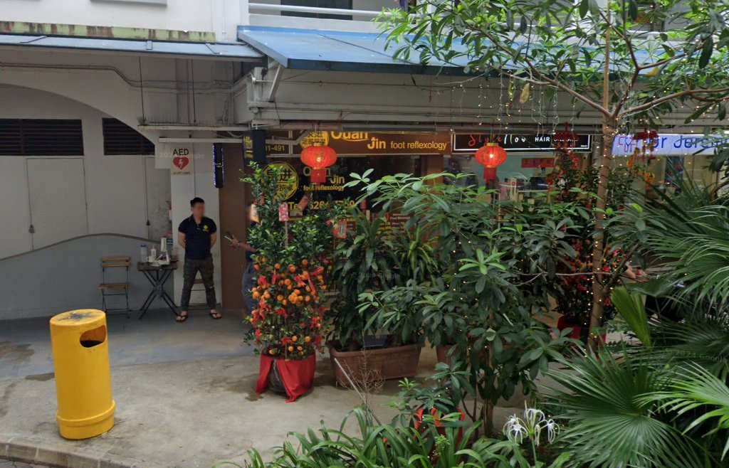 Style Now Hair storefront on the ground floor of Block 123 Lorong 1 Toa Payoh